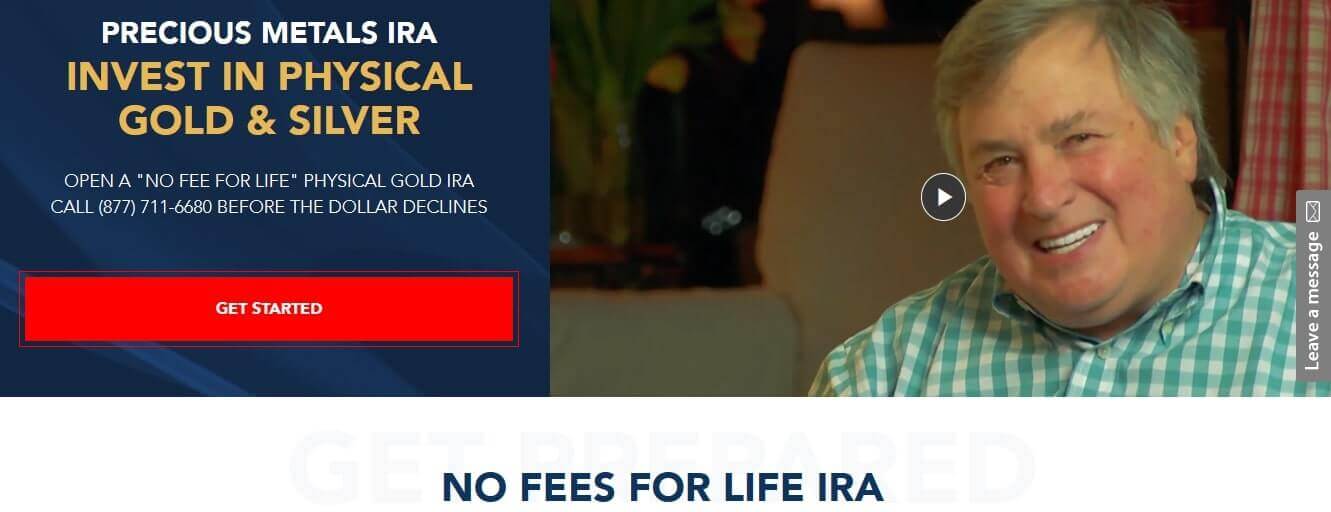 man explaining what a gold ira is